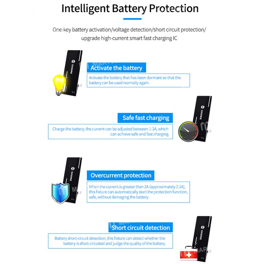 Sunshine SS-915 Fast Charging Smartphone Battery Activation Board with LED Display