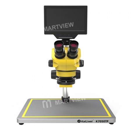 Kailiwei K7050TP HD Trinocular Stereo Microscope with 7-inch Monitor Optional WiFi Function