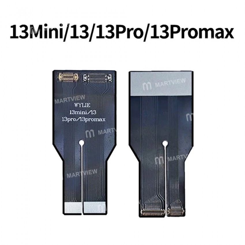 wylie face-id-alignment-lattice-extension-flex-cable-for-iphone-x-to-15pro-max-8