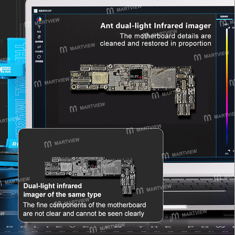 maant rc-6-4k-hd-pcb-motherboard-3d-dual-light-infrared-thermal-imaging-diagnosis-analyser-9
