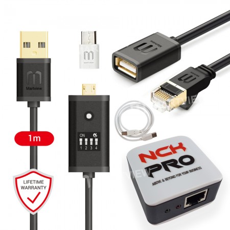 NCK Pro White Color Box + Martview Boot Cable - Without Card