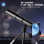 10X-300X 40mm Zoom Professional Retractable Bak4 Monocular Telescope Set