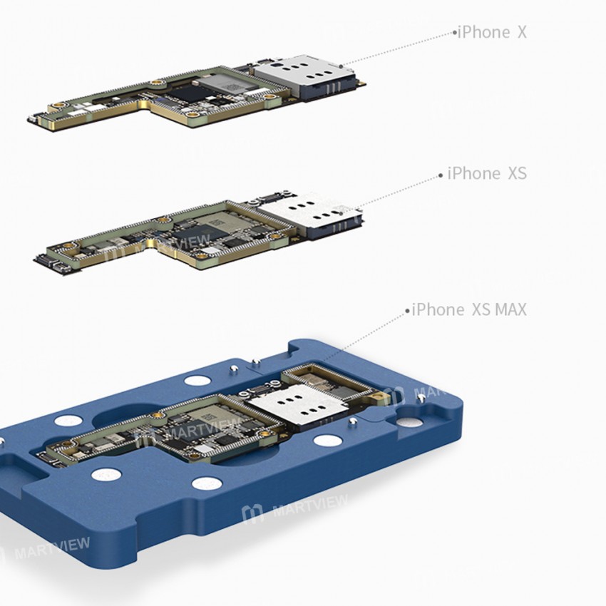QianLi 3in1 Middle Frame Reballing Platform BGA Reballing Fixture for iPhone X Xs Xs Max