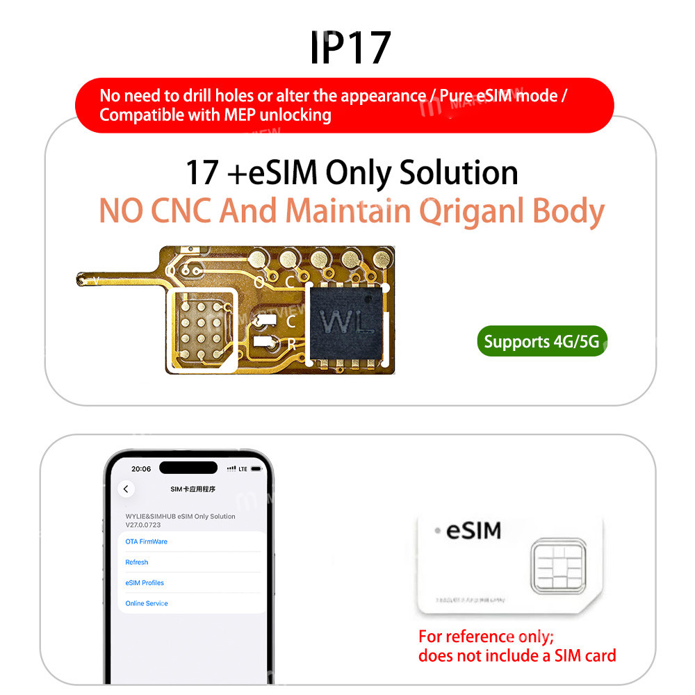 wylie esim-only-solution-no-cnc-maintains-original-body-for-us-version-iphone-17-5