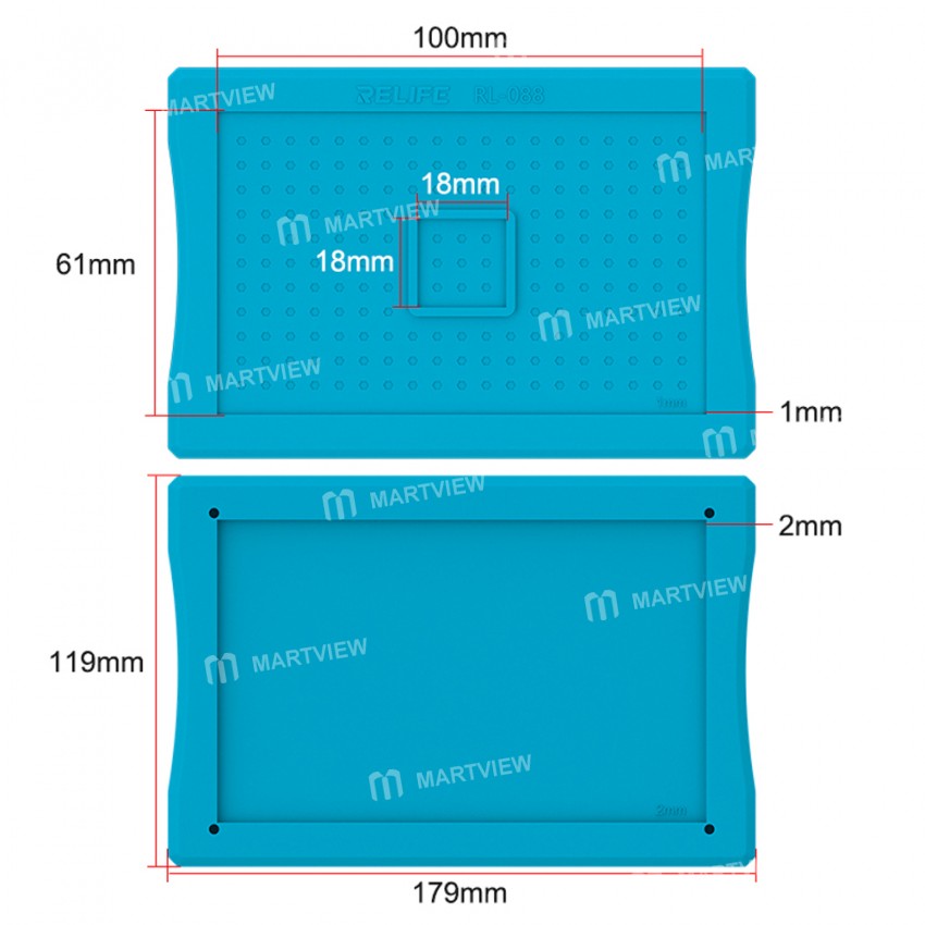 relife rl-088-tin-planted-universal-magnetic-base-for-mobile-phone-bga-soldering-repair-9