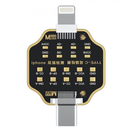 MaAnt Non-Remove Phone Tail Plug Charging Fault Test Board for iPhone / Android