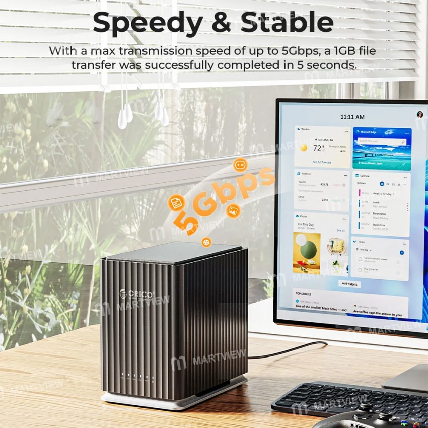 orico 9728c3-9758c3-2bay-5bay-type-c-personal-storage-hdd-docking-station-4