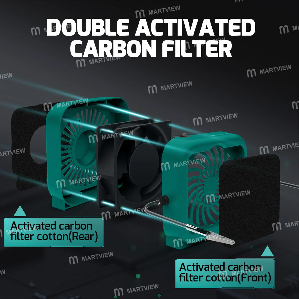 yihua 948dq-v-portable-strong-suction-soldering-fume-extractor-with-2pcs-helping-alligator-clip-7