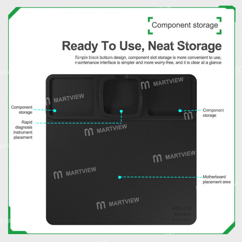Relife RL-AD15 Heat Insulation Special Maintenance Pad for PCB Rapid Diagnosis Instrument