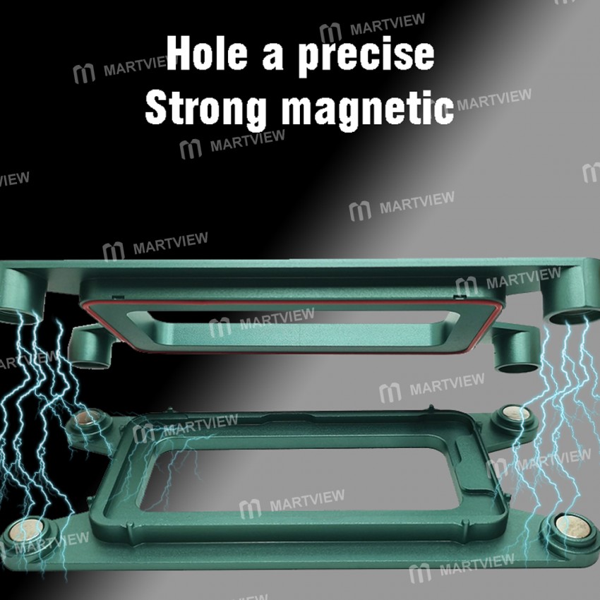LCD Screen Frame Glue Holding Laminating Magnetic Clamping Frame Mould for iPhone X to 13 Pro Max
