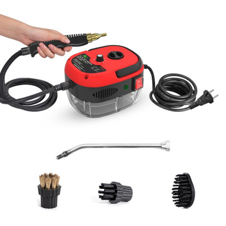 2500W Portable High Pressure Steam Cleaner with Brush Heads for Kitchen Furniture and Bathroom Car Portable Handheld Steam Cleaner