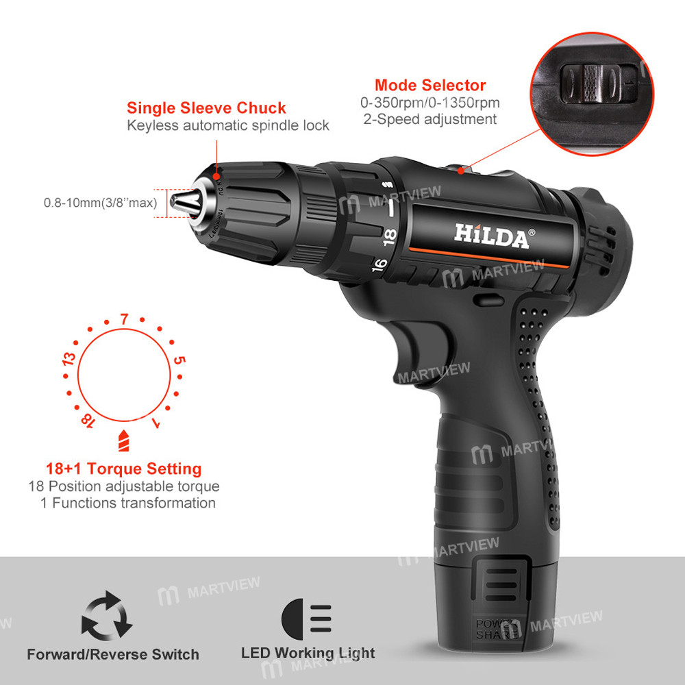 hilda home-wireless-12v-lithium-battery-electric-impact-hand-drill-2