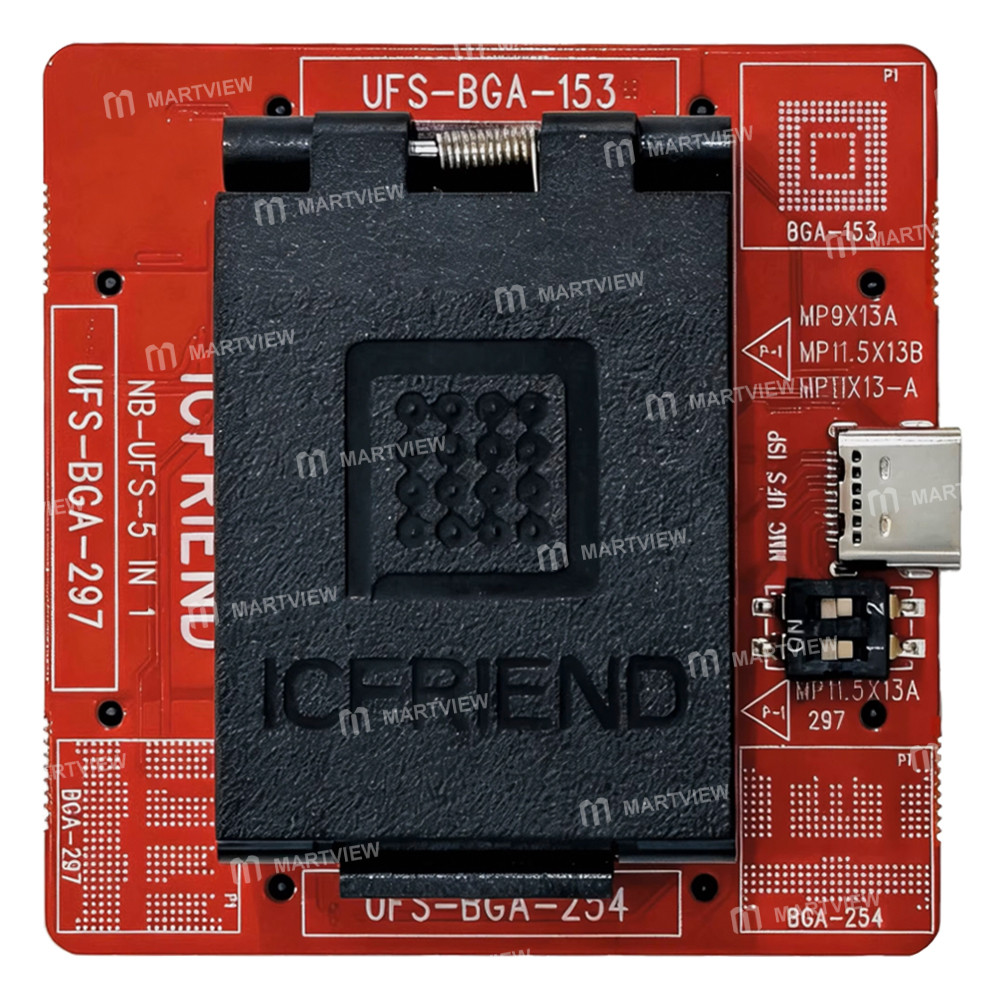 MiPi F64 ISP Adapter Board + NB-UFS-5IN1 (254 / 153 / 297) Adapter + ISP Cable