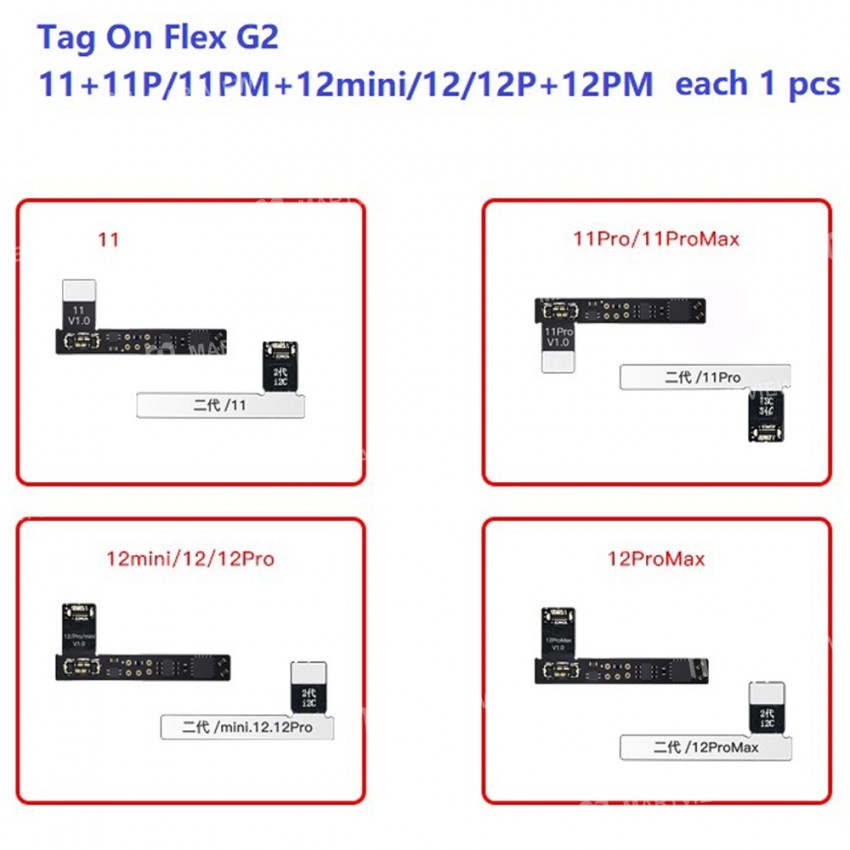 i2C Battery Flex Cable Repair Programmer for iPhone 11&12 Series Battery Data Copy Encryption Error