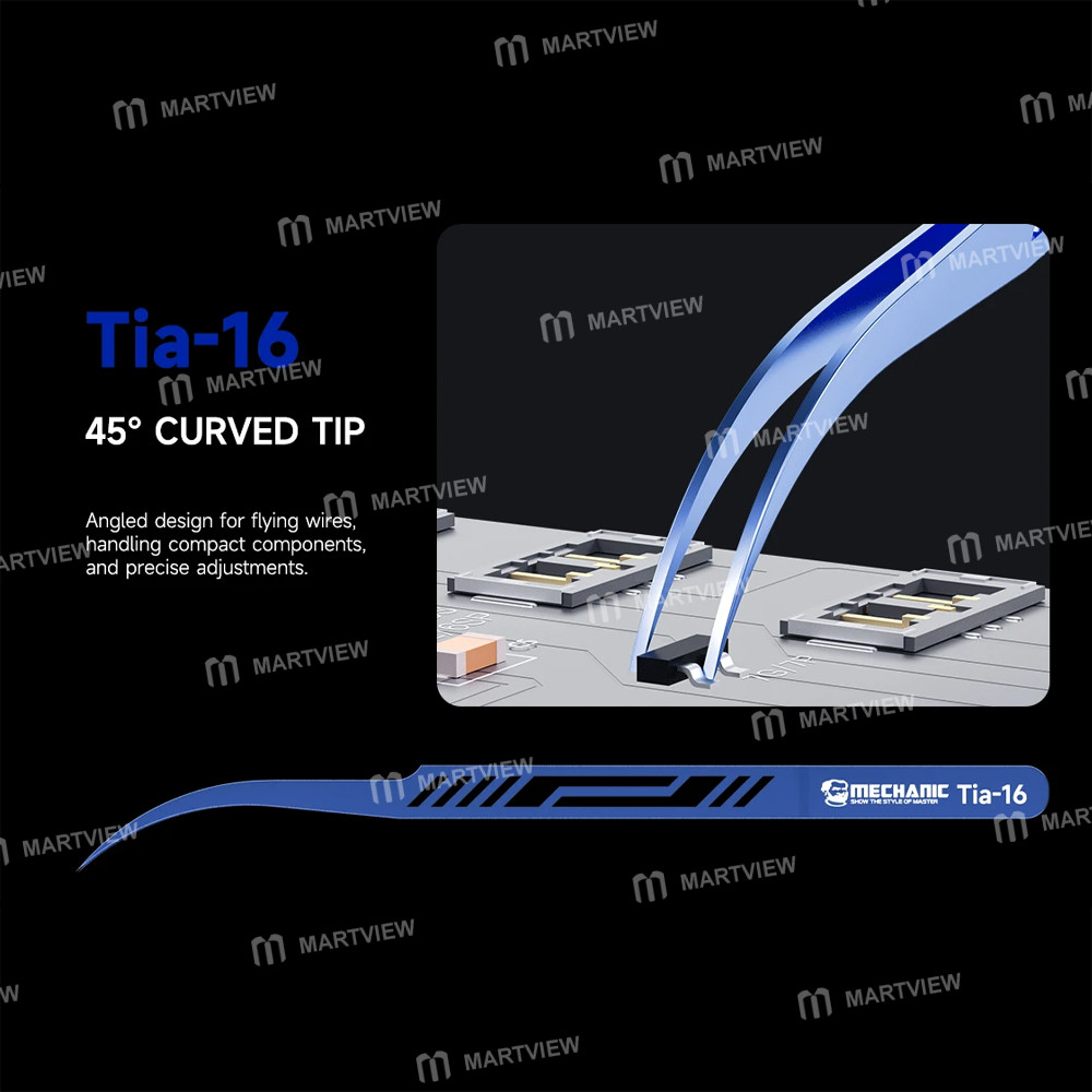 mechanic t3d-11-tia-11-tia-16-motherboard-flying-wire-titanium-alloy-tweezers-8
