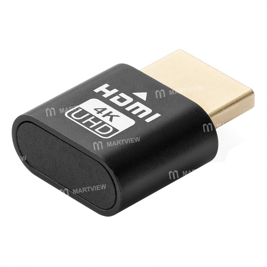 HDMI 4K DDC EDID Display Dummy Emulate Adapter for Mining