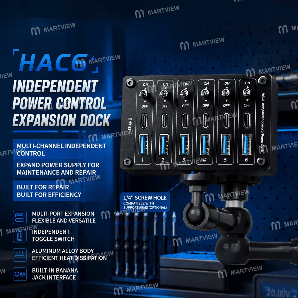 qianli hac6-independent-control-power-dock-for-multiple-independent-power-supply-repair-4