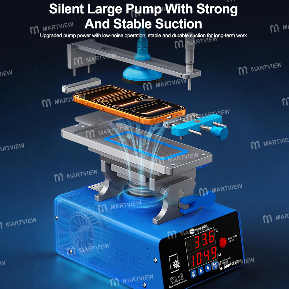 sunshine s-918f-plus-v20-360-rotation-curved-screen-separator-compatible-with-flat-curved-screen-11