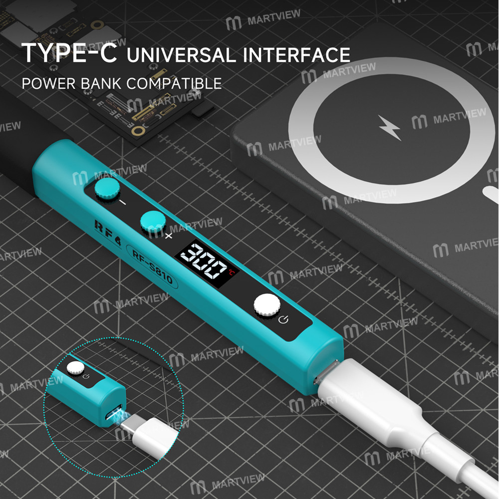 rf4 rf-s810-lightweight-portable-adjustable-type-c-soldering-iron-with-plug-and-play-design-6