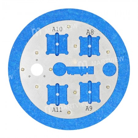 Multi-function Microscopes Remove Rubber Base Glue Positioning Slot Base Repair Fixture with Fingerprint Restoration for iPhone A8 A9 A10 A11
