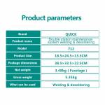 Quick 712 2in1 Hot Air Gun Soldering Rework Station 90W Dual Digital Display Temperature Adjustable