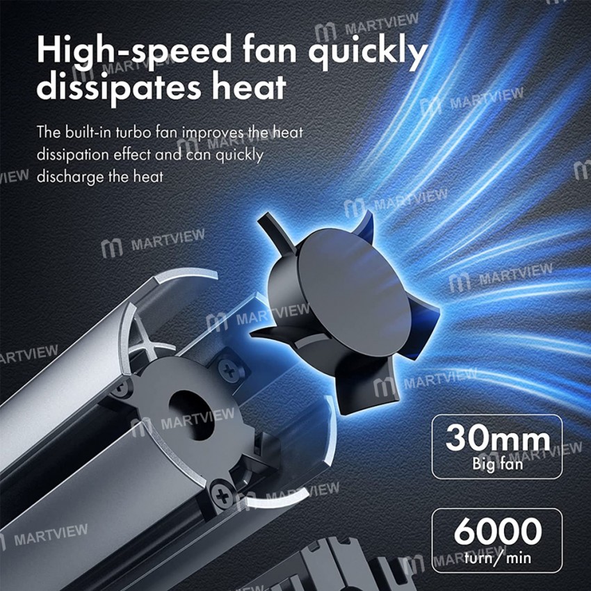 M.2 SSD Heatsink Built with Adjustable Angle Cooling Fan for M2 NVME 2280 SSD