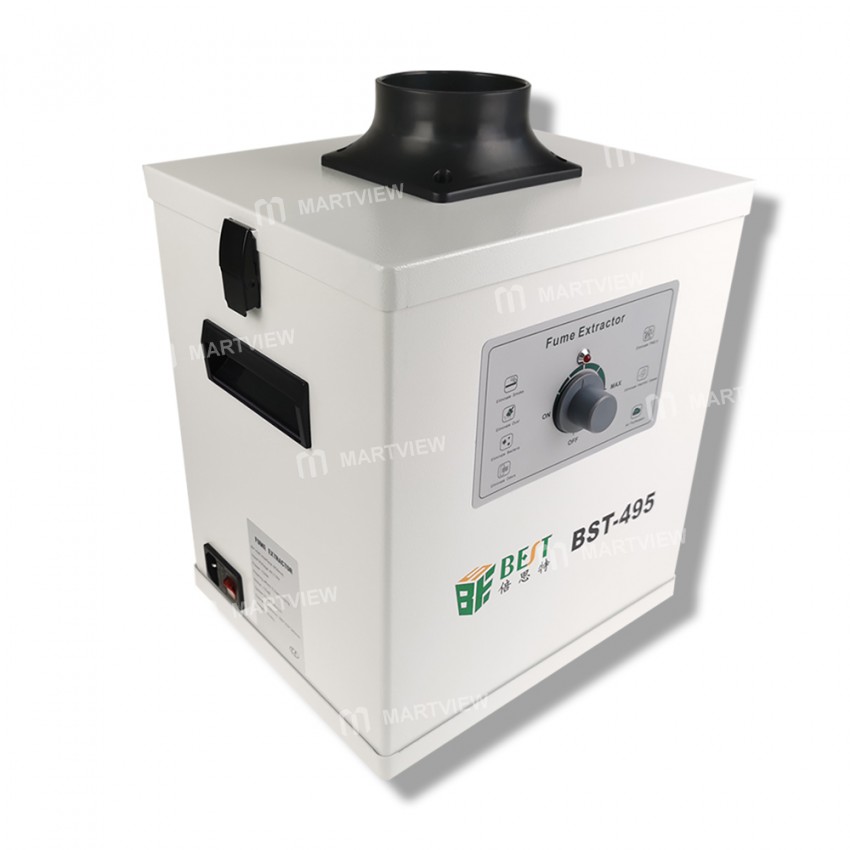 BEST-495 Powerful Suction Air Static Multiple Filters Soldering Tin Smoke Purifier