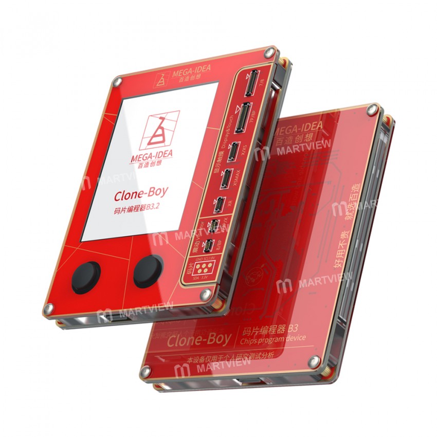 Mega-Idea Clone-Boy LCD Screen Light Sensor Vibration Recovery Restore Data Read Write Backup Progra