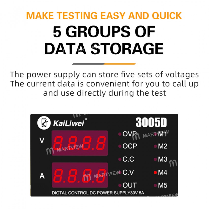 Kailiwei 3005D 30V / 5A Multifunctional DC Stabilized Power Supply