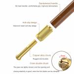 Single head Single Head/Double Head Carving Knife Non-slip Sandalwood Handle