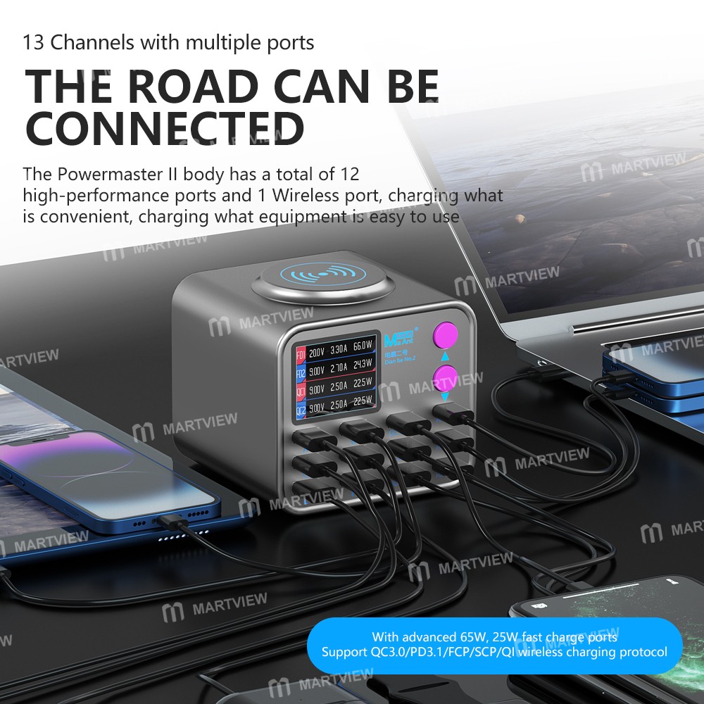 maant dianba-no2-300w-multi-function-13-port-pd-charger-support-pd31-fast-charging-5