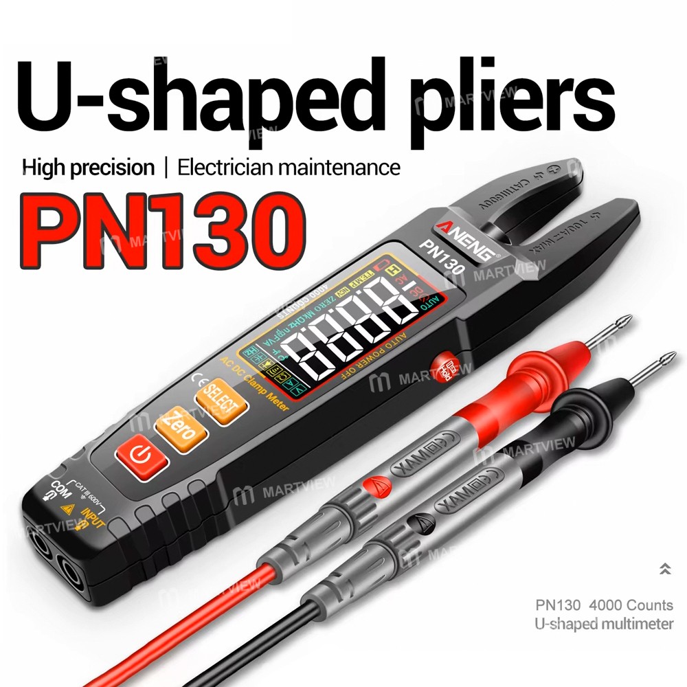 aneng pn130-100a-color-display-u-type-clamp-plier-multimeter-with-ncv-capacitor-detect-7