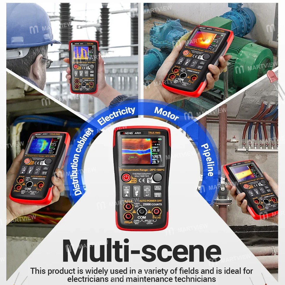 aneng handheld-2-in-1-hd-digital-thermal-imaging-camera-smart-multimeter-8