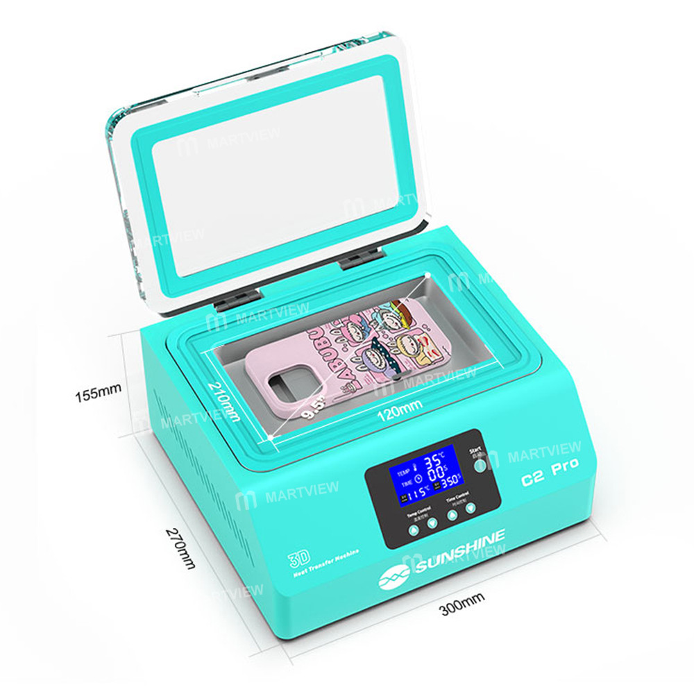 sunshine c2-pro-95-inch-smart-3d-thermal-transfer-machine-diy-for-custom-mobile-phone-cover-shell-3