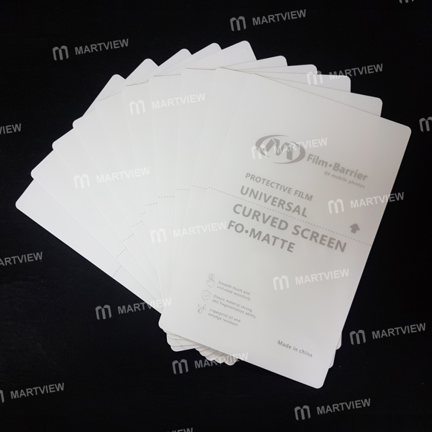 PET Universal Pad Phone Screen Front Film for Martview SP-01 Intelligent Cutting Machine - 50pcs