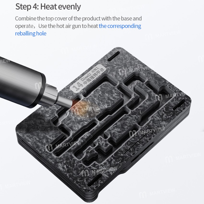 qianli 4-in-1-magnetic-middle-frame-magnetic-bga-reballing-platform-for-iphone-14-12