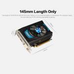 Yeston RX550 4G D5 4GB / GDDR5 / 128bit Memory Gaming Graphic Card with DP+HD+DVI-D Output Ports