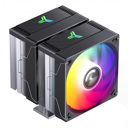 Jonsbo CR-3000E ARGB 6-Heatpipe Dual PWM Fan CPU Tower Air-cooled Radiator for Intel LGA1700 AMD AM4