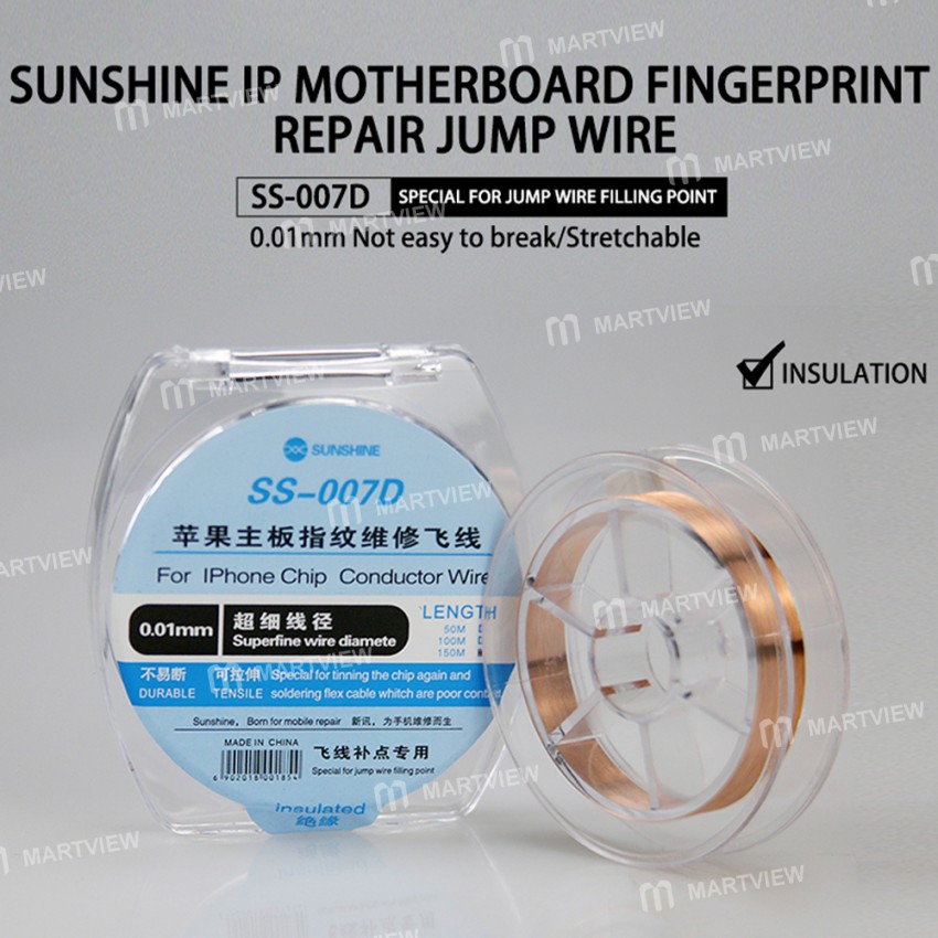 sunshine ss-007d-150m-001mm-precision-flexible-circuit-fly-wire-dedicated-for-iphone-chip-repair-1