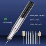 kgx 666f-handheld-rechargeable-smart-adjustable-speed-polishing-pen-with-8-grinding-heads-2