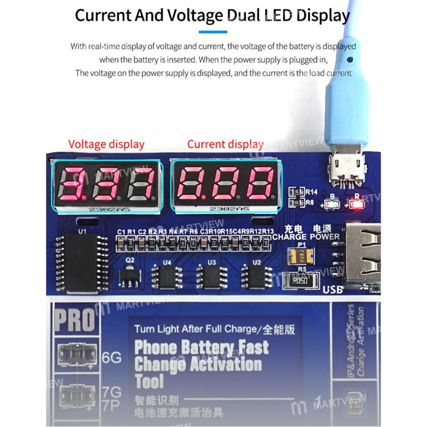 Sunshine SS-915 Fast Charging Smartphone Battery Activation Board with LED Display