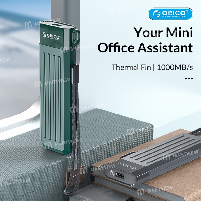 Orico MM2C3-G2 USB3.1 Gen2 Type-C 10Gbps M.2 NVMe / SATA Solid State Drive Enclosure