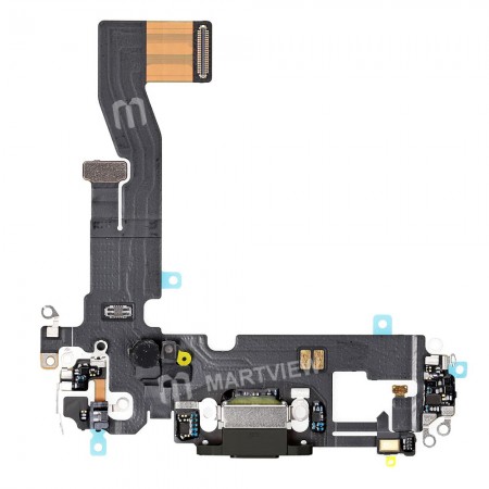 Replacement usb charging flex cable for iPhone 12 12 pro black