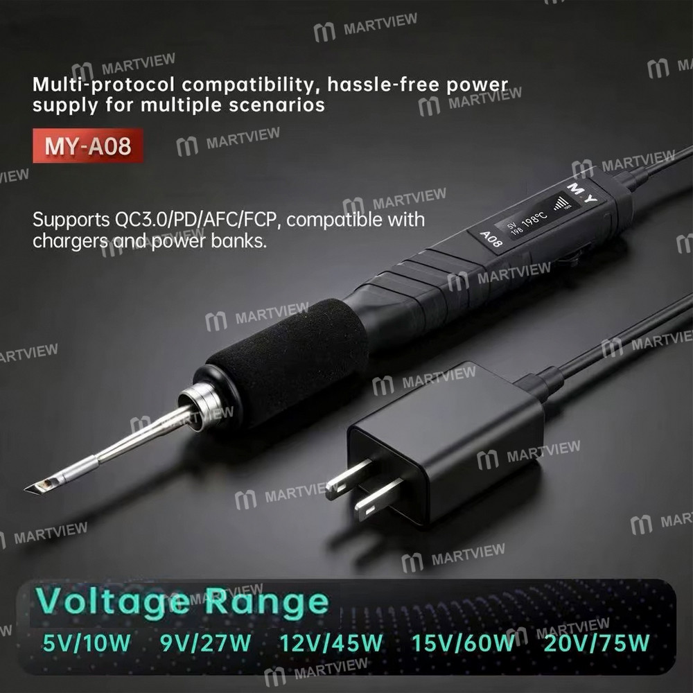 mryang my-a08-adjustable-temperature-210-smart-electric-soldering-iron-supports-qc30-pd-afc-fcp-2