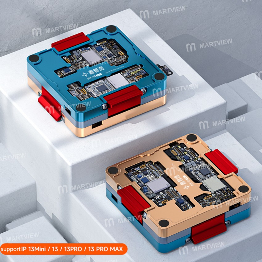 Xinzhizao FIX-13 4-in-1 Double-Sided Motherboard Layered Test Fixture for iPhone 13 Series