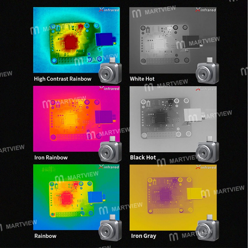 infiray t2l-usb-type-c-interface-256192-infrared-thermal-imager-rotatable-lens-for-smartphone-5