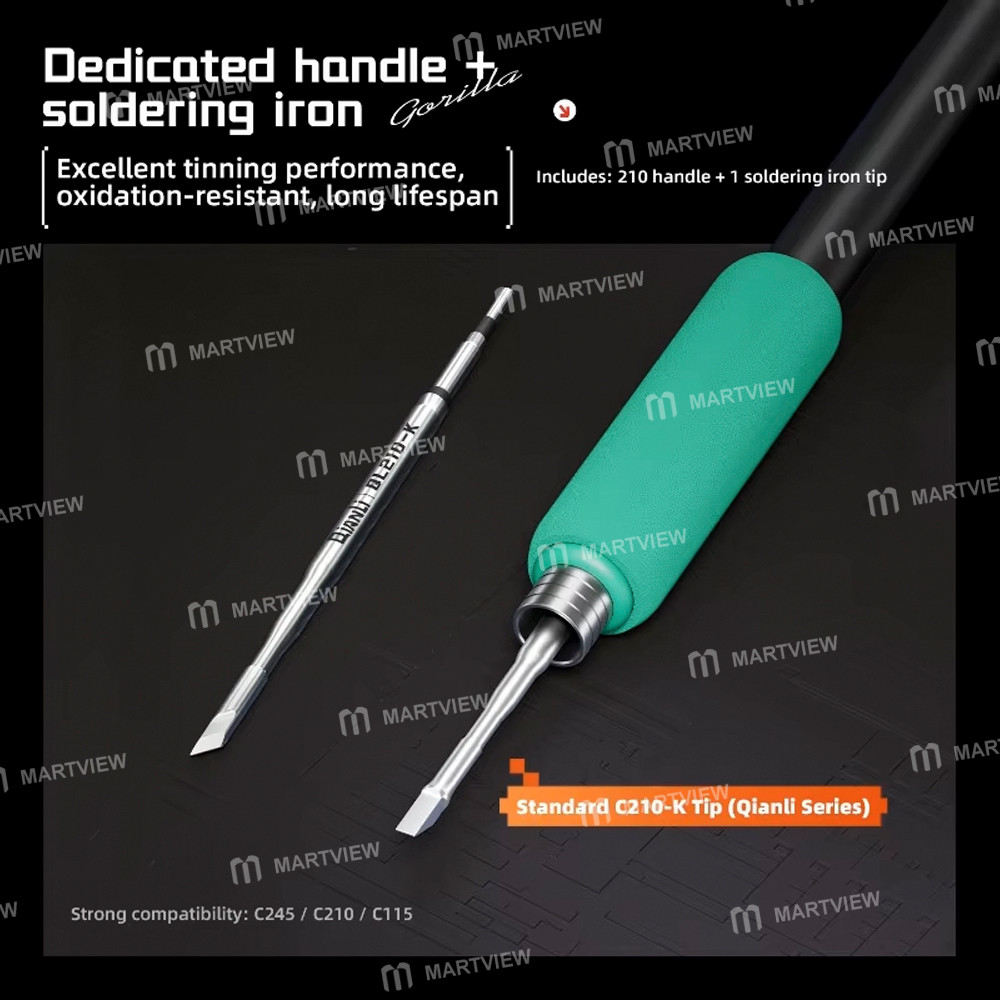 qianli h240-smart-240w-high-power-digital-soldering-station-compatible-with-c115-c210-c245-handles-6