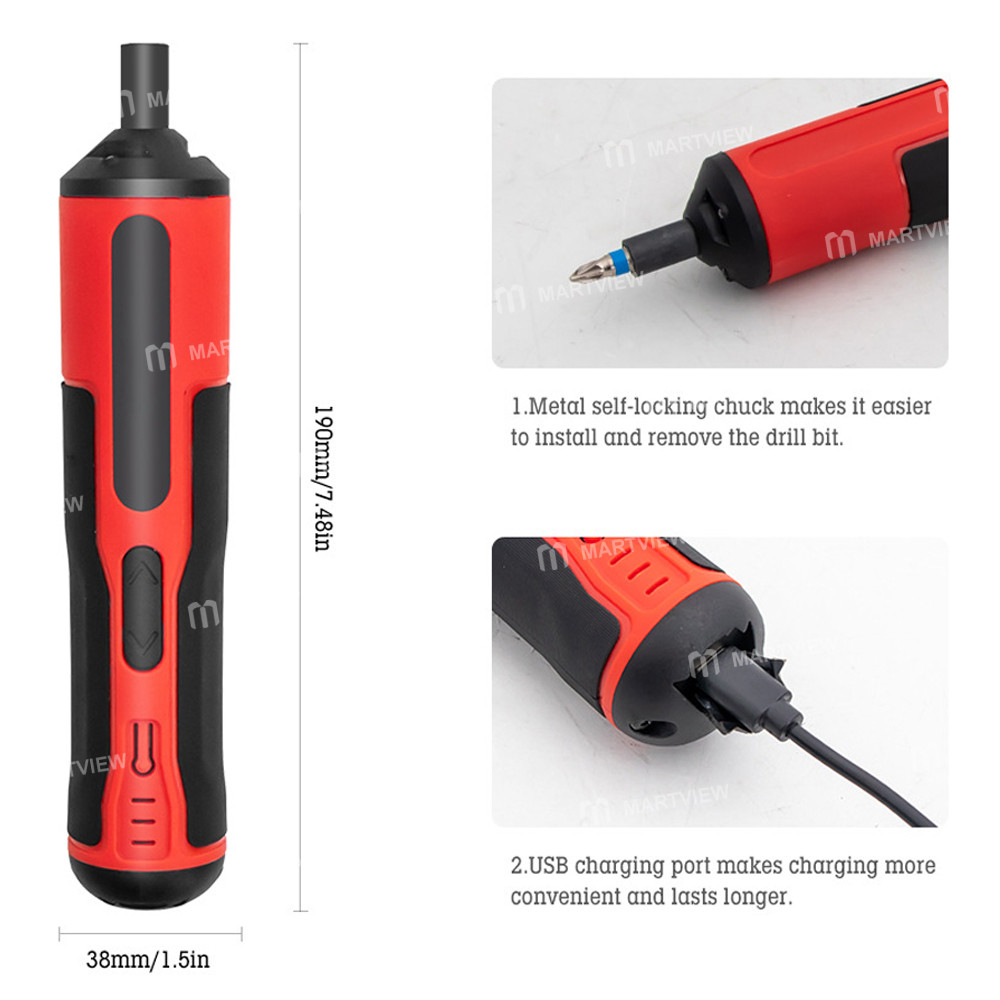 hilda multifunction-rechargeable-4v-cordless-electric-screwdriver-with-27pcs-screwdriver-bits-4