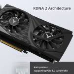 Yeston Radeon RX6500XT 4GB / GDDR6 / 64 bit Desktop computer Gaming Video Graphics Card Support DP /