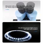 unshine szm45t-b1-07-45x-continuous-zoom-trinocular-hd-stereo-microscope-with-b1-base-5